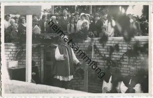 Wildenwart - Grundsteinlegung der Christkönig Kirche - am 17. September 1933 von Prälat Sebastian Fischen