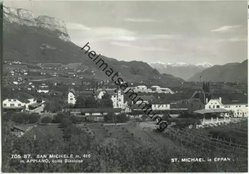 39057 San Michele in Appiano - St. Michael in Eppan - Foto-AK