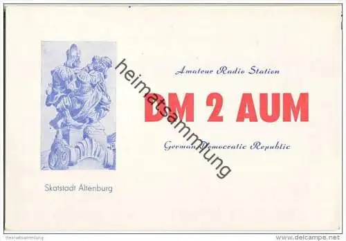 QSL - Funkkarte - DM2AUM - German Democratic Republic - Altenburg - 1959