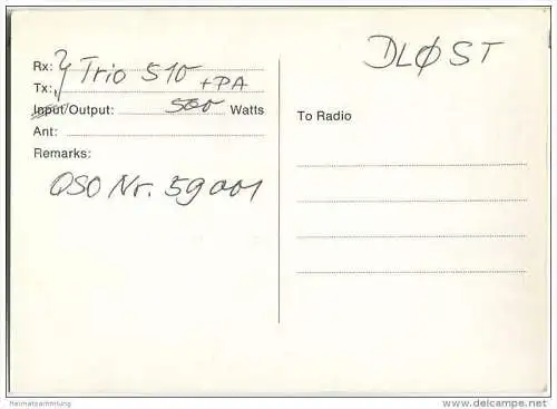 QSL - Funkkarte - DL9BP - Fellbach - Oeffingen - 1975