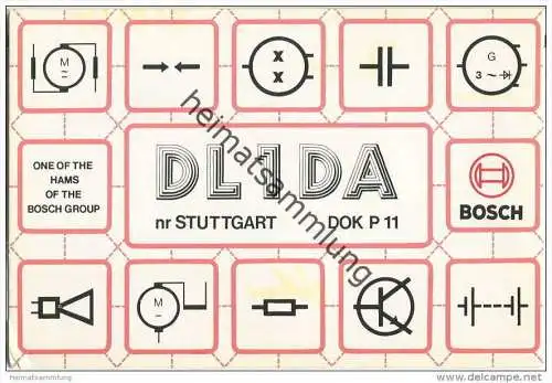 QSL - Funkkarte - DL1DA - Gerlingen - 1975