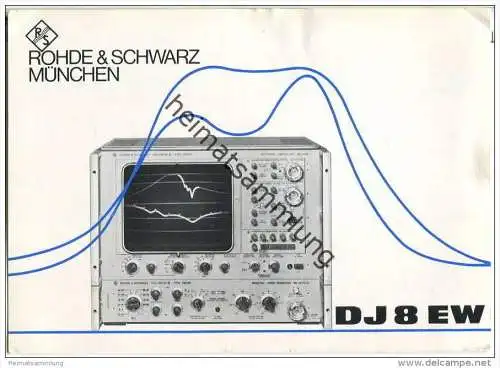 QSL - Funkkarte - DJ8EW - Erding - Rohde &amp; Schwarz München - 1975