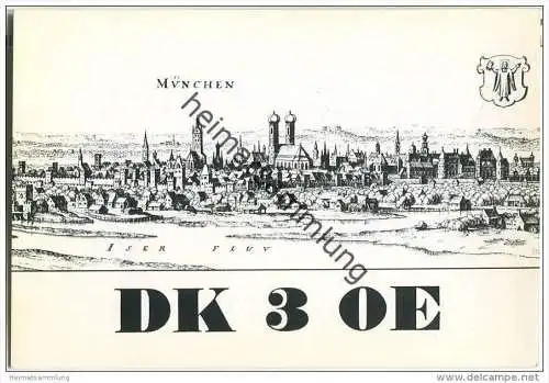 QSL - Funkkarte - DK3OE - München - 1976