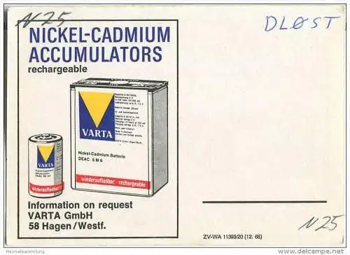 QSL - Funkkarte - DK2PH - Herzfeld - Lippetal - 1971