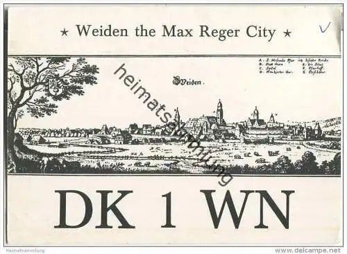 QSL - Funkkarte - DK1WN - Weiden - 1969