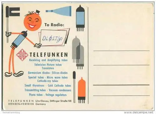 QSL - Funkkarte - DJ3EC - Schwäbisch Hall - Hessental - 1963