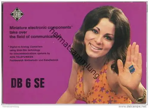 QSL - Funkkarte - DB6SE - Leutenbach - AEG-Telefunken - 1976