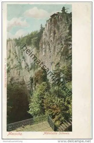 Macocha - Stiefmutterschlucht - Mährische Schweiz 1905