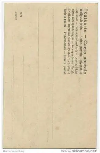 Buchstaben Karte KN ca. 1900