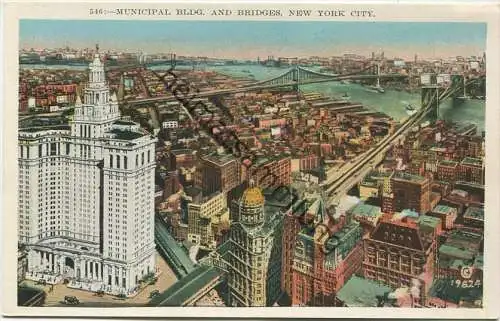 New York City - Municipal Buildings and Bridges