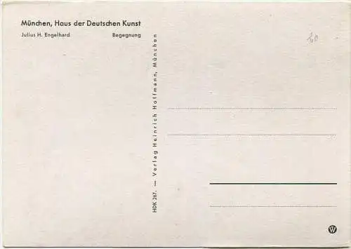 HDK267 - Begegnung - Julius H. Engelhard - Verlag Heinrich Hoffmann München