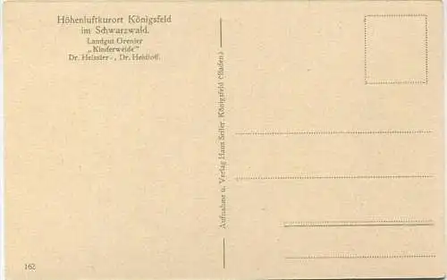 Freudenstadt - Kurhaus Kniebis Lamm - Verlag Carl Fiedler Freudenstadt