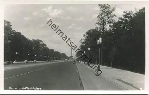 Berlin-Charlottenburg - Ost-West-Achse - Foto-AK Handabzug - Verlag Rudolf Pracht Berlin