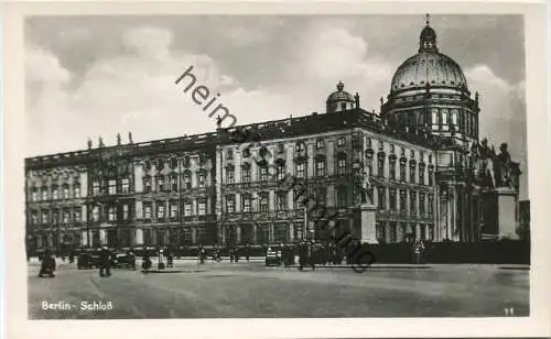 Berlin-Mitte - Das Schloss - Foto-AK Handabzug - Verlag Rudolf Pracht Berlin