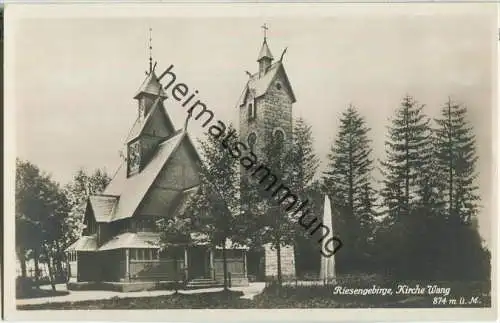 Kosciolek Wang - Kirche Wang - Foto-AK