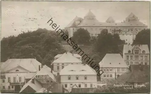 Augustusburg - Schloss - Verlag Otto Gassner Chemnitz - Bahnpost gel. 1933