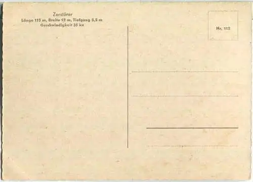 Bundeswehr - Zerstörer D178 - Foto-AK