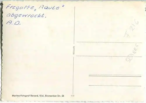 Bundeswehr - Scheer F216 abgewrackt
