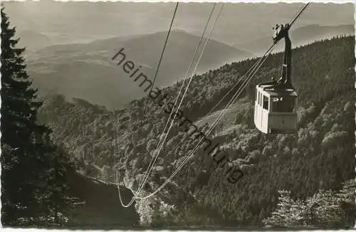 Schauinsland - Seilschwebebahn - Foto-AK - Verlag Rolf Kellner Karlsruhe gel. 1958