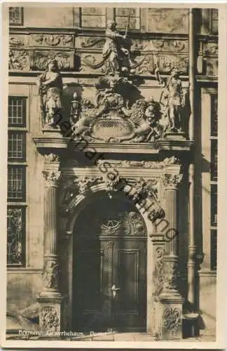 Bremen - Gewerbehaus - Portal - Foto-AK gel. 1935