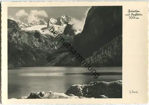 Gosausee mit Dachstein - Foto-AK