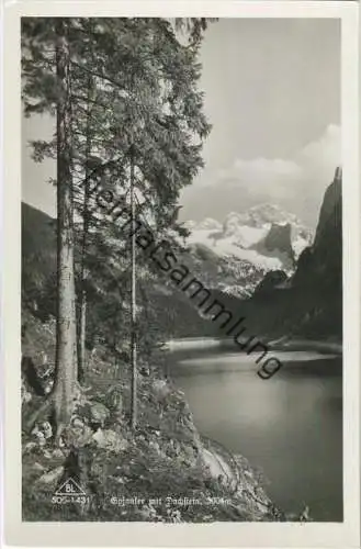 Gosausee mit Dachstein - Foto-AK