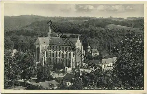 Odenthal-Altenberg - Der bergische Dom - Keine AK-Einteilung - Werbekarte Firma Padberg Farbband Wuppertal-Sonnborn