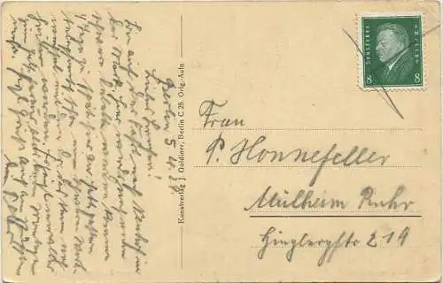 Kalkberge - Neuer Tiefbau - Sprengung - Verlag J. Goldiner Berlin gel. 1929