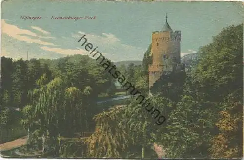 Nijmegen - Kronenburger Park - Uitgave P. M. v. E. Nijmegen gel. 1924