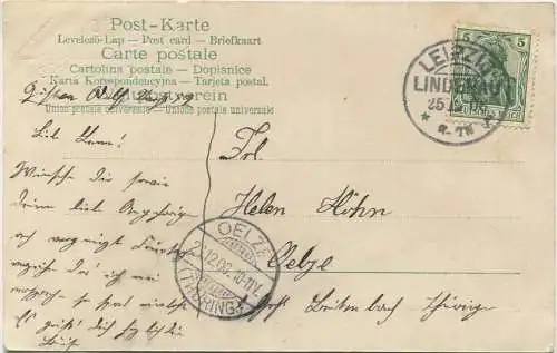 Gesegnete Weihnachten gel. 1906