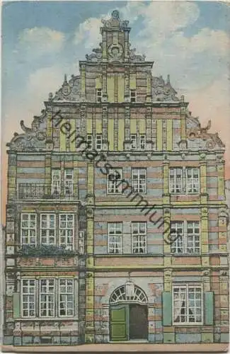 Hameln - Rattenfängerhaus - Kaffee - Verlag Hede Leinenbach Frankfurt gel. 1921