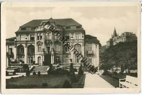 Teplice Lazne - Kurhaus - Foto-AK