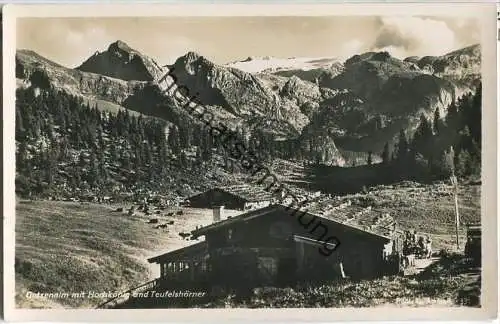 Gotzenalm mit Hochkönig - Foto-AK