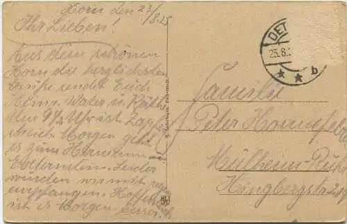 Teutoburger Wald - Externsteine - Kapelle auf dem Felsen - Verlag R. Lederbogen Halberstadt gel. 1925