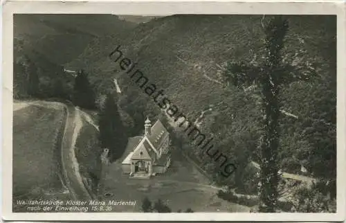 Wallfahrtskirche - Kloster Maria Martental nach der Einweihung 15.9.35 - Foto-AK - Verlag Kloster Maria Martental Kaiers