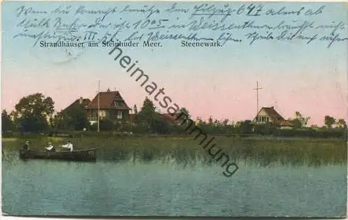 Steinhude - Steenewark - Strandhäuser - Verlag W. Herrmann Steinhude gel. 1922