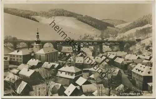 Ludwigsstadt im Schee - Foto-AK - Verlag Julius Escherich gel. 1934