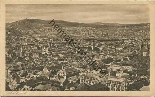 Stuttgart - Gesamtansicht - Verlag Hans Boettcher gel. 1925