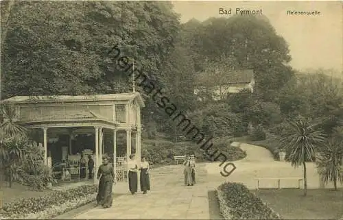 Bad Pyrmont - Helenenquelle - Verlag Knackstedt & Co Hamburg gel. 1913