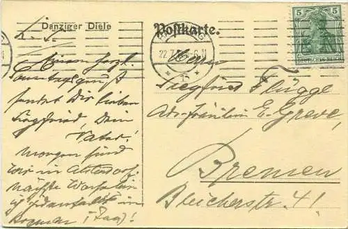Hamburg - Danziger Diele gel. 1911