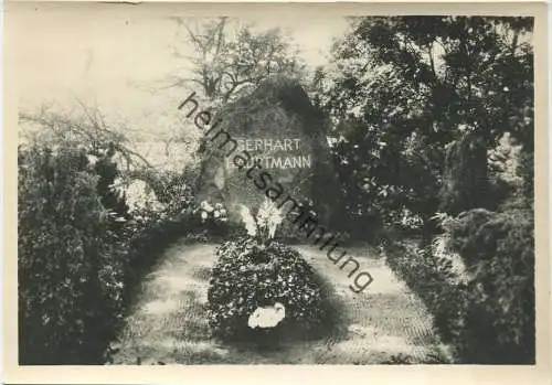 Kloster Hiddensee - Grabstätte Gerhart Hauptmann - Verlag Foto-Herold Neukirch 1958