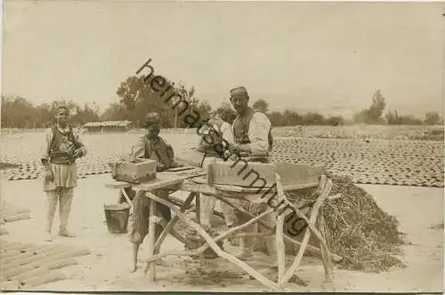 Makedonien - Ziegelei - Foto-AK ca. 1915