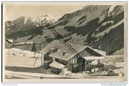 Wertberghütte bei Hirschegg - kleines Walsertal - Foto-AK