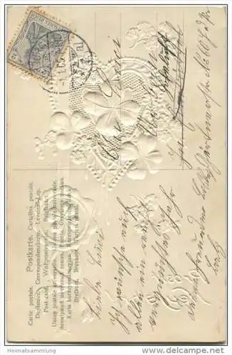 Prosit Neujahr - Prägedruck