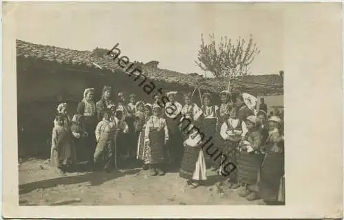Mazedonien - Frauen und Kinder - Foto-AK ca. 1915