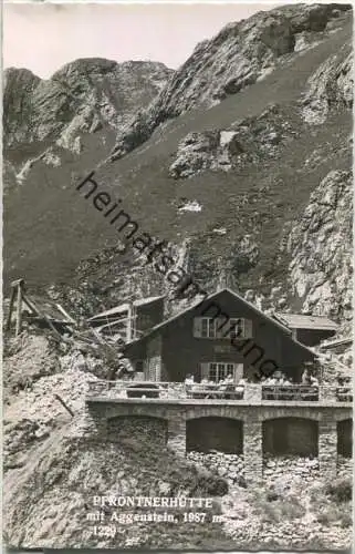 Pfrontnerhütte mit Aggenstein - Foto-AK