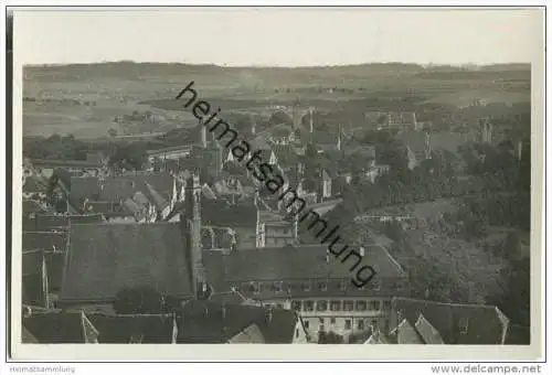 Rothenburg - Blick vom Rathausturm nach Süden - Foto-AK 30er Jahre