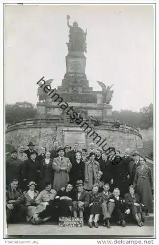 Nationaldenkmal Niederwald - Rüdesheim - Foto-AK - KdF Eltville 1937
