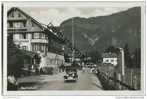 Bayrischzell - Auto - Foto-AK 30er Jahre