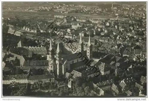 Bamberg - Flugaufnahme 20er Jahre - Foto-AK